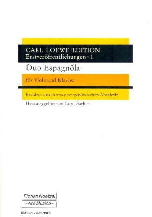 Duo espagnola fr Viola und Klavier Partitur