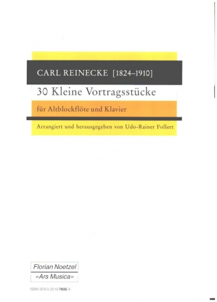 30 Kleine Vortragsstcke fr Altblockflte und Klavier