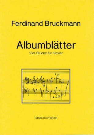 Albumbltter (1990) - Vier Stcke fr Klavier