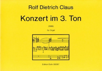 Konzert im 3. Ton (1986) fr Orgel