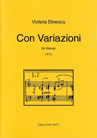 Con Variazioni  (1975) fr Klavier
