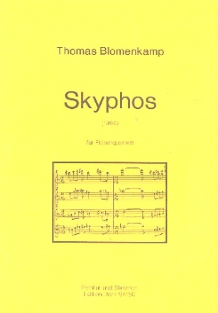 Skyphos fr 4 Flten Partitur und Stimmen