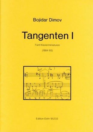 Tangenten 1 5 Klavierminiaturen