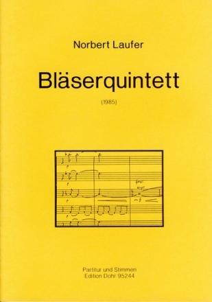 Blserquintett (1985)  Partitur, Stimme(n)