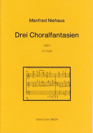 3 Choralfantasien (1997) fr Orgel