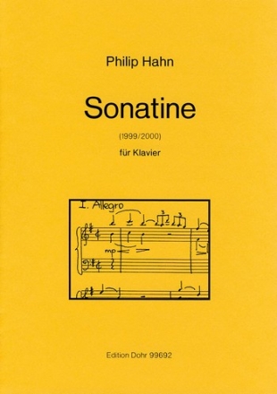 Sonatine (1999/2000) (fr Nina Cleven) fr Klavier