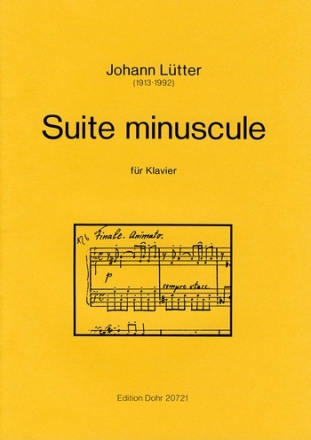 Suite minuscule fr Klavier