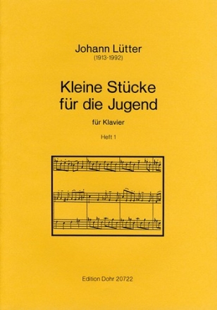 Kleine Stcke fr die Jugend Band 1 fr Klavier