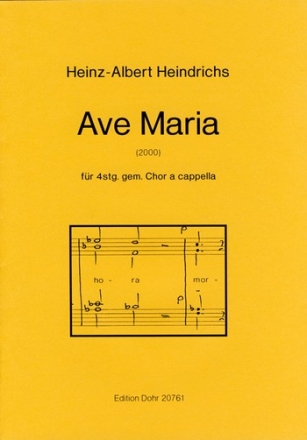 Ave Maria fr gem Chor a cappella Partitur