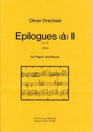 Epilogue Nr.2 op. 22 (1996) fr Fagott und Klavier