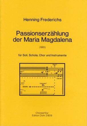 Passionserzhlung der Maria Magdalena (1985) (f  Chorpartitur