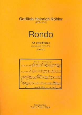 Rondo op. 45 - durch alle Tonarten fr zwei Flten Spielpartitur(en)