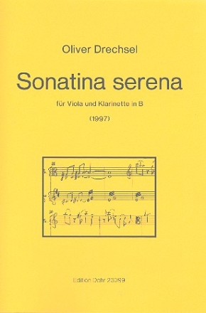 Sonatina serena fr Viola und Klarinette 2 Spielpartituren