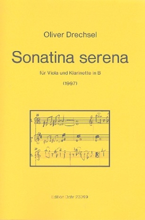 Sonatina serena fr Viola und Klarinette 2 Spielpartituren