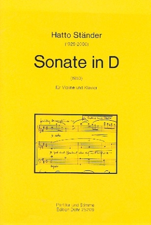 Sonate D-Dur fr Violine und Klavier