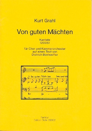 Von guten Mchten fr gem Chor und Kammerorchester Partitur