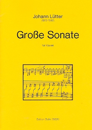 Grosse Sonate fr Klavier