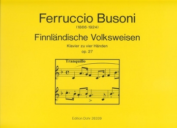 Finnlndische Volksweisen op.27 fr Klavier zu 4 Hnden