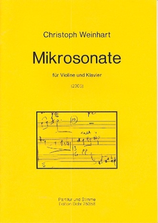 Mikrosonate fr Violine und Klavier