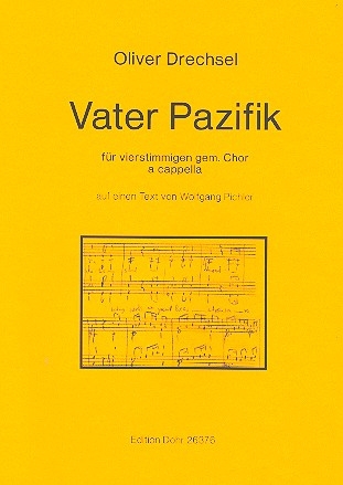 Vater Pazifik fr gem Chor a cappella Partitur