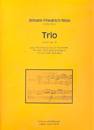 Trio Es-Dur op.14 fr Viola, Violoncello und Klavier Stimmen