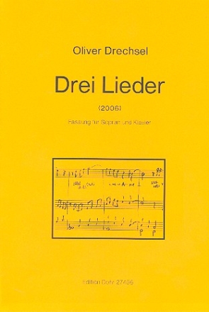 3 Lieder op.32 fr Sopran und Streichquartett fr Sopran und Klavier