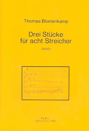 3 Stcke fr 4 Violinen, 2 Violen und 2 Violoncelli Partitur