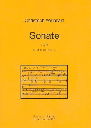 Sonate fr Horn und Klavier