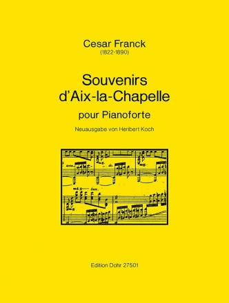 Souvenirs d'Aix-la-Chapelle fr Klavier