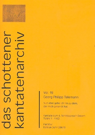 Nun aber gehe ich hin... TWV1:1162 fr Soli, gem Chor, 2 Violinen, Viola und Bc Partitur