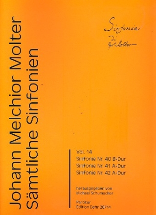 Smtliche Sinfonien Band 14 - Sinfonie B-Dur Nr.169 fr Orchester Partitur