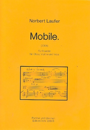 Mobile fr Oboe, Violine und Viola Partitur und Stimmen