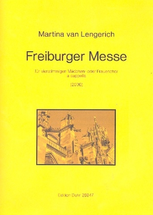 Freiburger Messe fr Frauenchor a cappella Partitur