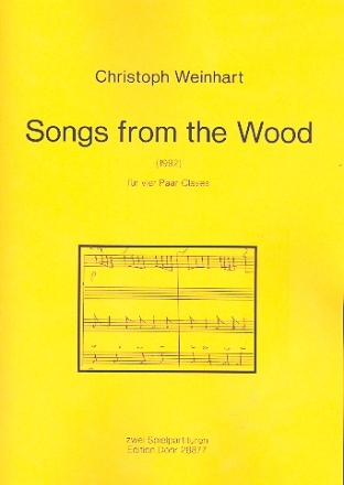 Songs from the Wood fr 4 Paar Claves 2 Spielpartituren