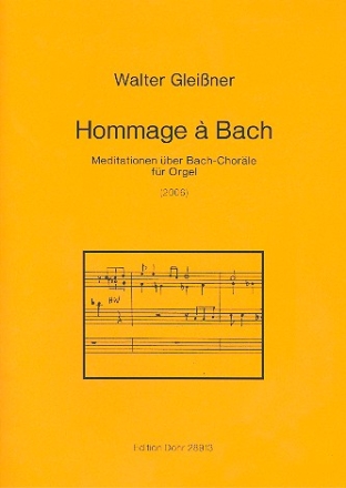 Hommage  Bach fr Orgel
