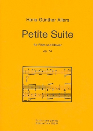 Petite Suite op.74 fr Flte und Klavier