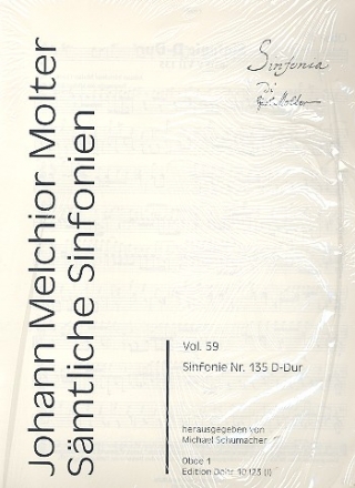 Smtliche Sinfonien Band 59 Sinfonie D-Dur Nr.135 Stimmensatz (Streicher 4-4-3-3-2)