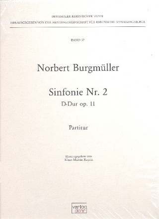 Sinfonie D-Dur Nr.2 op.11 fr Orchester Partitur (gebunden)