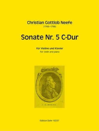 Sonate C-Dur Nr.5 fr Violine und Klavier