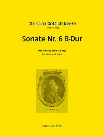 Sonate B-Dur Nr.6 fr Violine und Klavier