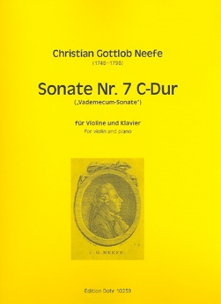Sonate C-Dur Nr.7 fr Violine und Klavier
