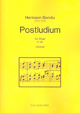 Postludium fr Orgel