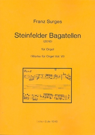 Steinfelder Bagatellen fr Orgel