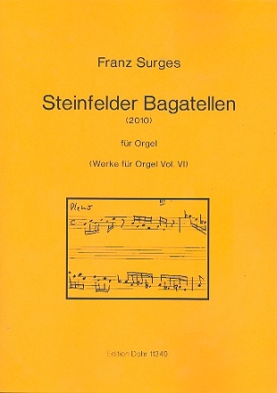 Steinfelder Bagatellen fr Orgel