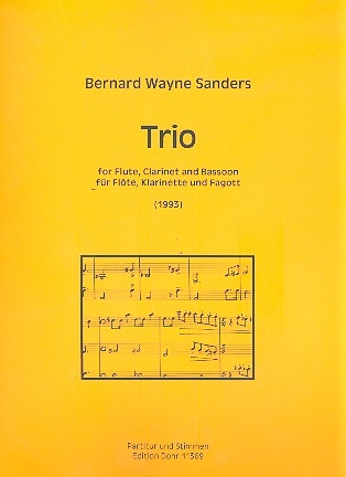 Trio fr Flte, Klarinette und Fagott Partitur und Stimmen