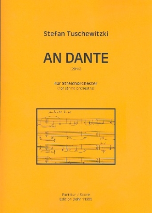 An Dante fr Streichorchester Partitur
