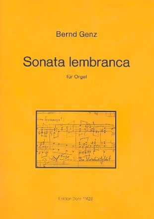 Sonata lembranca fr Orgel