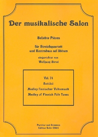 Sottiisi fr Streichquartett (Kontrabass ad lib) Partitur und Stimmen