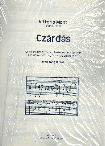 Czrds fr Violine und Streichorchester Stimmensatz (3-3-2-2-1)