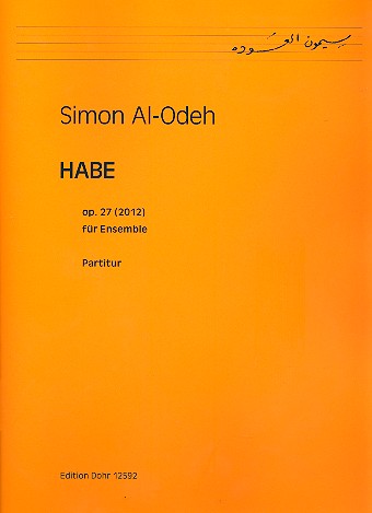 Habe op.27 fr Ensemble (10 Spieler) Partitur
